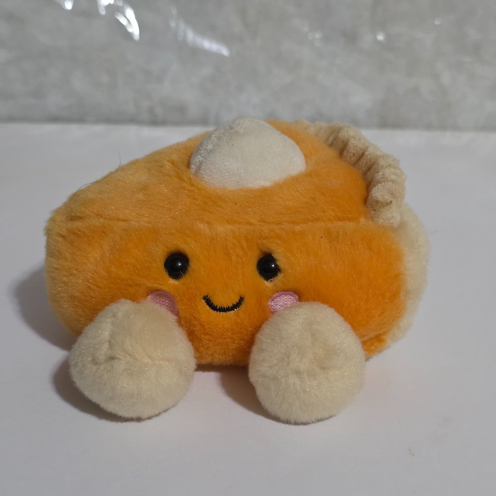 Aurora World Palm Pals Pumpkin Pie Slice Bean Bag Plush 2024 5"